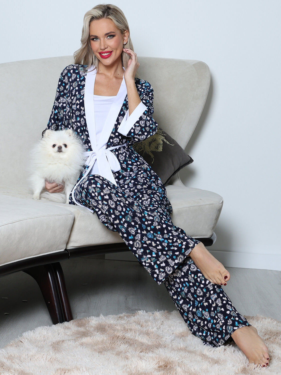 ст. цена2640руб.! DStrend Пижама ДО-0084Тёмно-синий