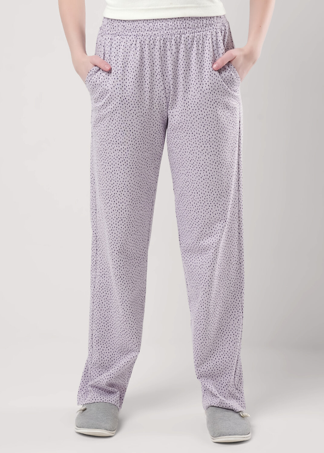 ст. цена1090руб.! CLEVER Брюки LTR25-968св.сиреневый/фиолетовый