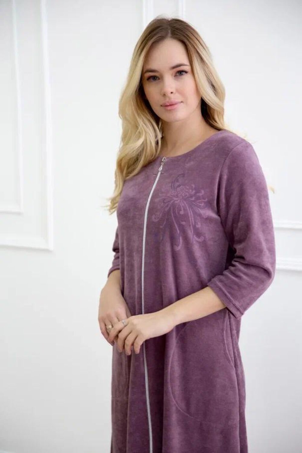 ст. цена1504руб.! Lika Dress Халат 7801Фиолетовый