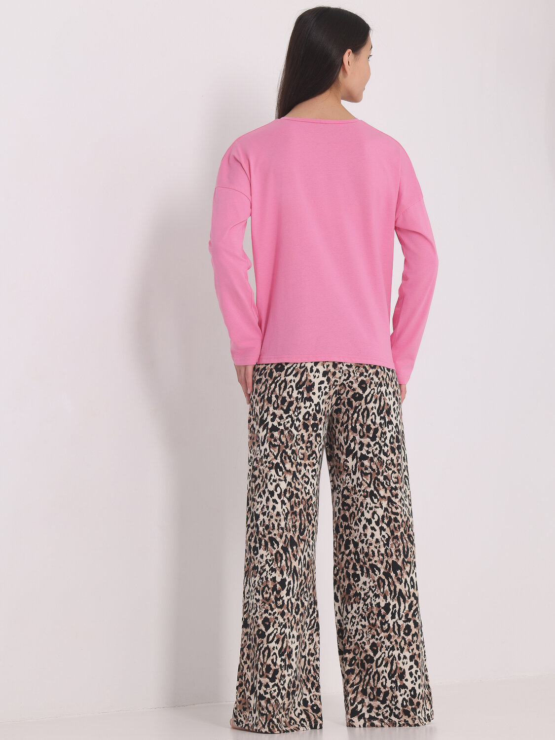 ст. цена1470руб.! Апрель Комплект 2ЖЖЛБ5704001нрозовый268+черный леопард на коричневом / Просто