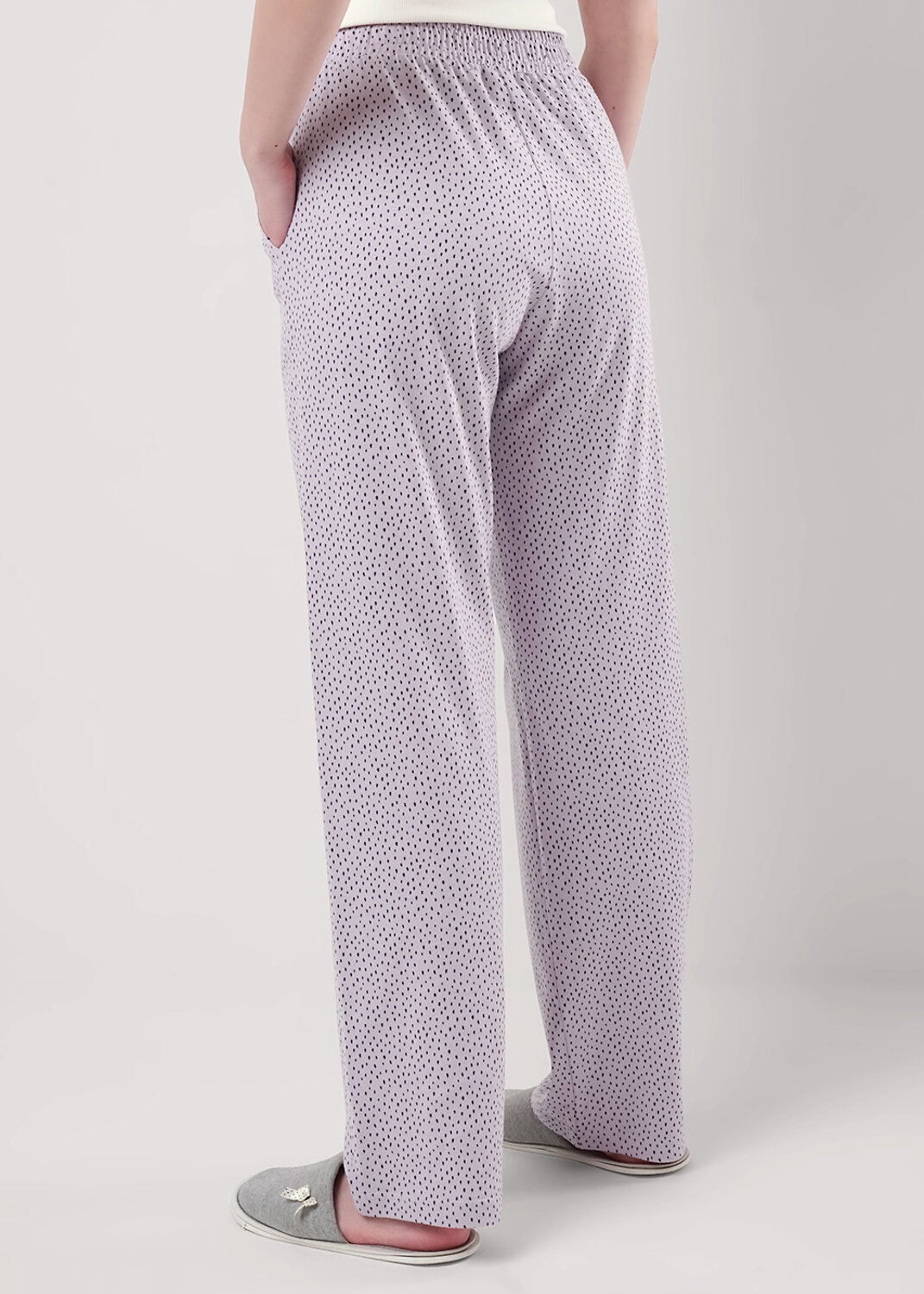 ст. цена1090руб.! CLEVER Брюки LTR25-968св.сиреневый/фиолетовый