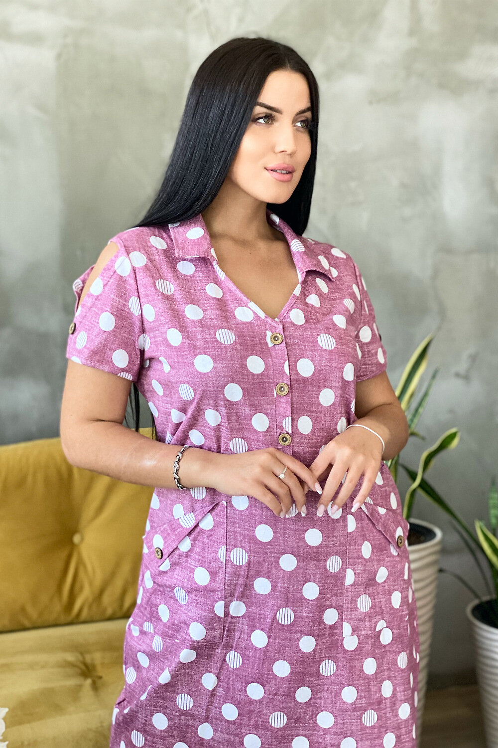 ст. цена738руб.! Натали Платье 7270розовый