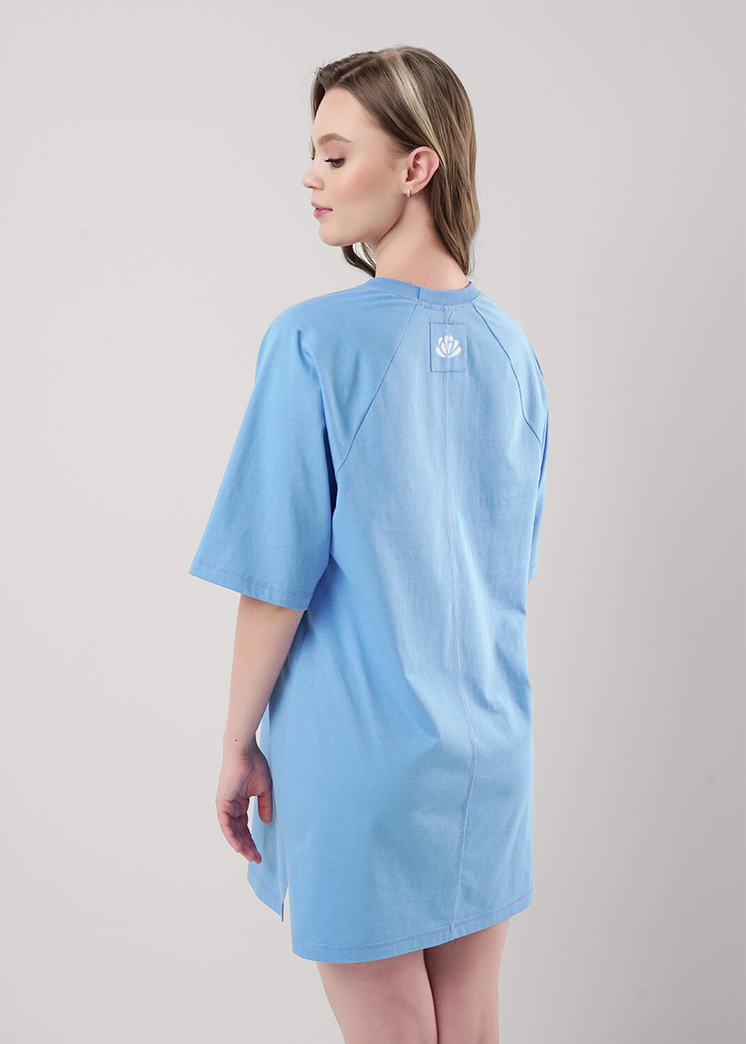 ст. цена950руб.! CLEVER Платье LDR25-1169голубой