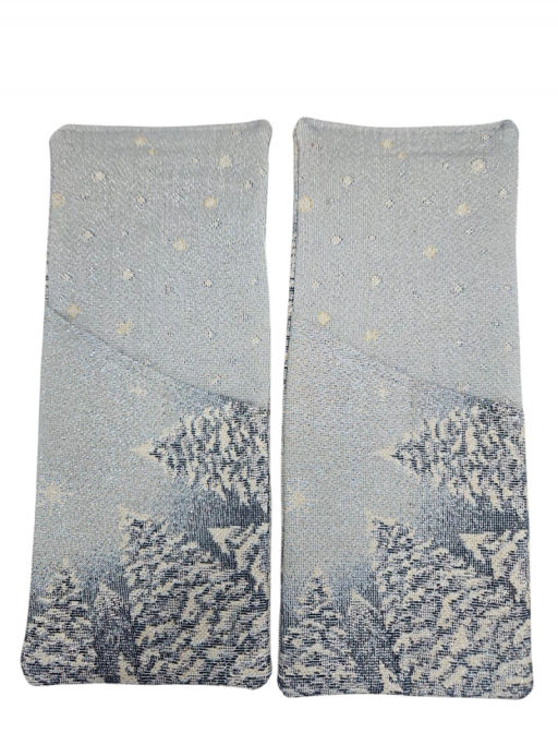 Конверт для Сервировки ( комплект 2 шт ) НВ голубой Елочки голубые 2520641 серебро