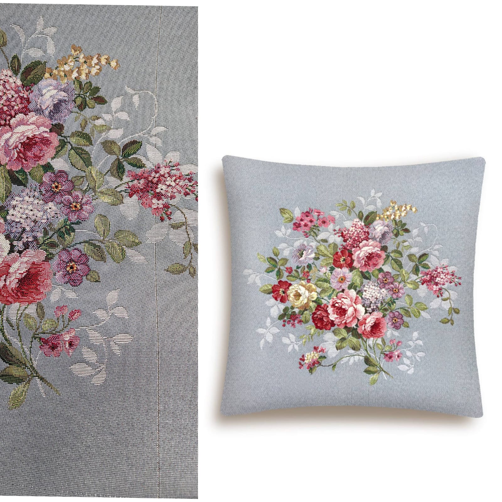 Outlet Принцесса цветов серый Наволочка 45х45см 2517204