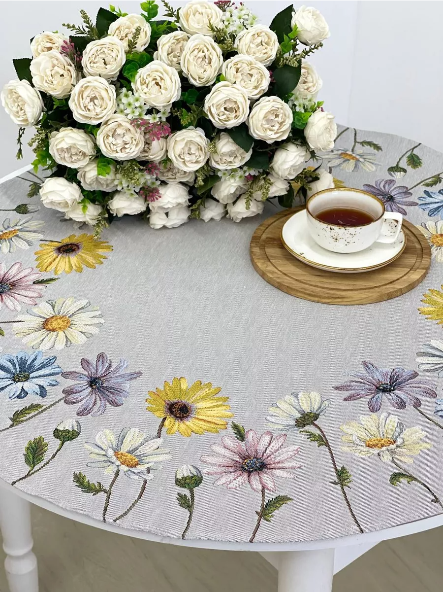 Ромашки Салфетка круг д90 см 2108778