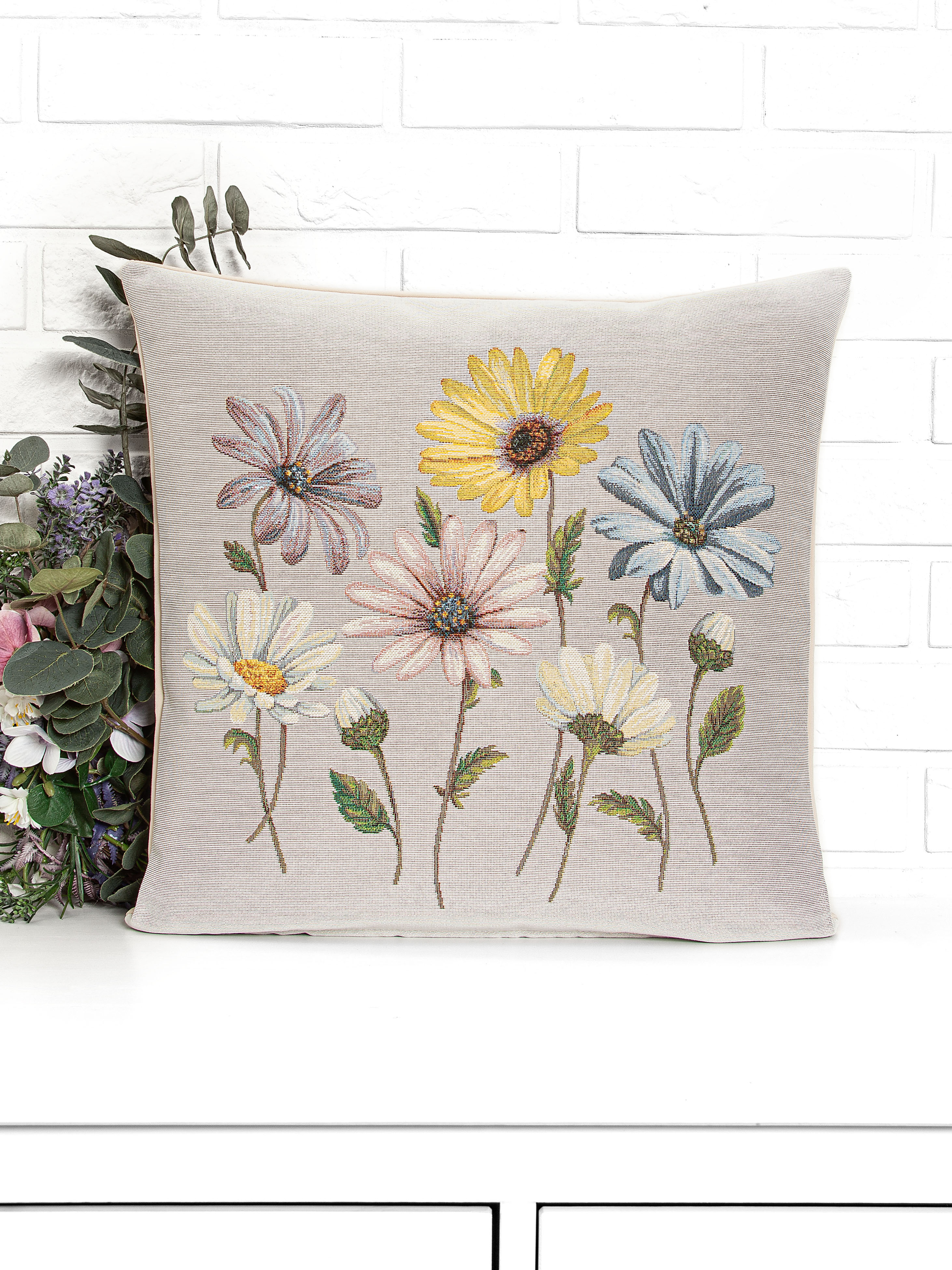 Ромашки Наволочка 45х45 см 2105035