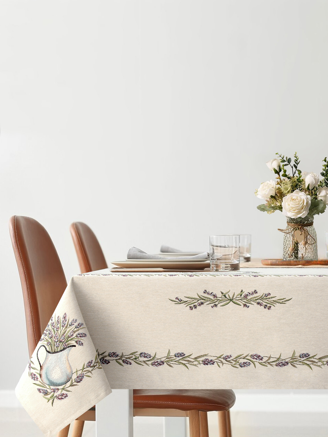 Лавандовые веточки Скатерть 140х220 см 2108760