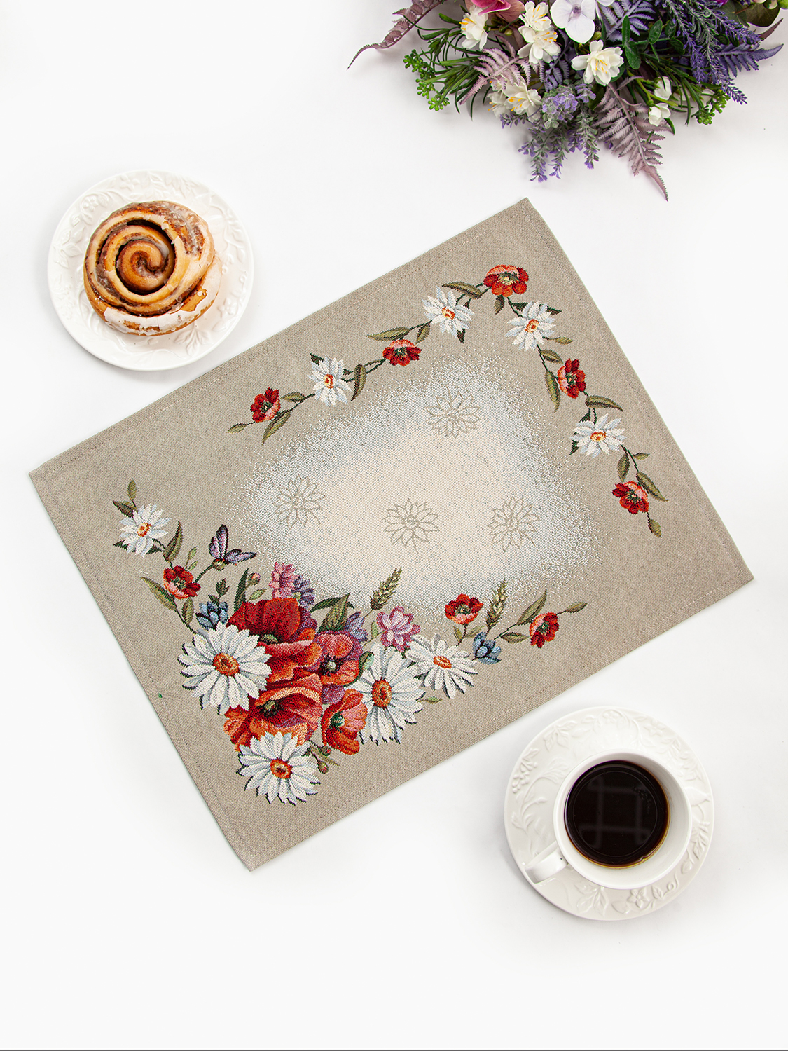 Лето маки Комплект салфеток 2шт 35х50 см 2104675