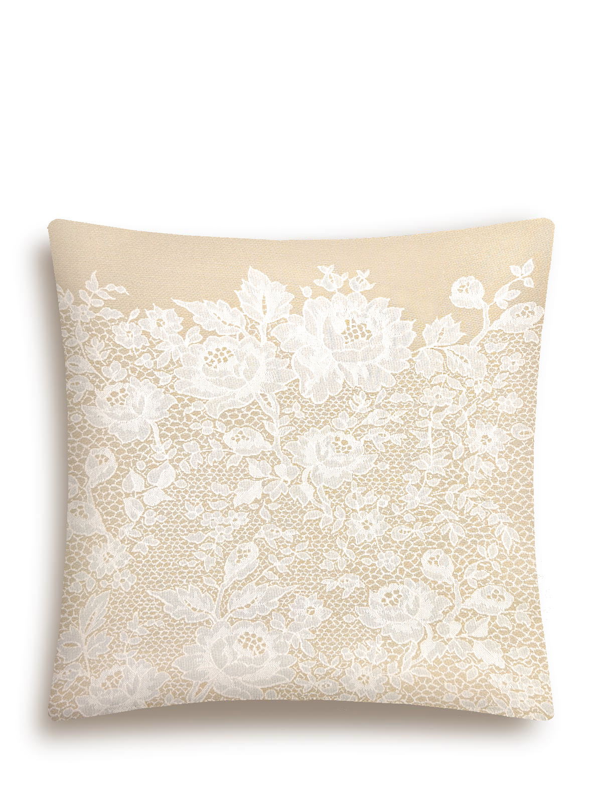 Бельгийское кружево Наволочка беж 45х45 см 2102130
