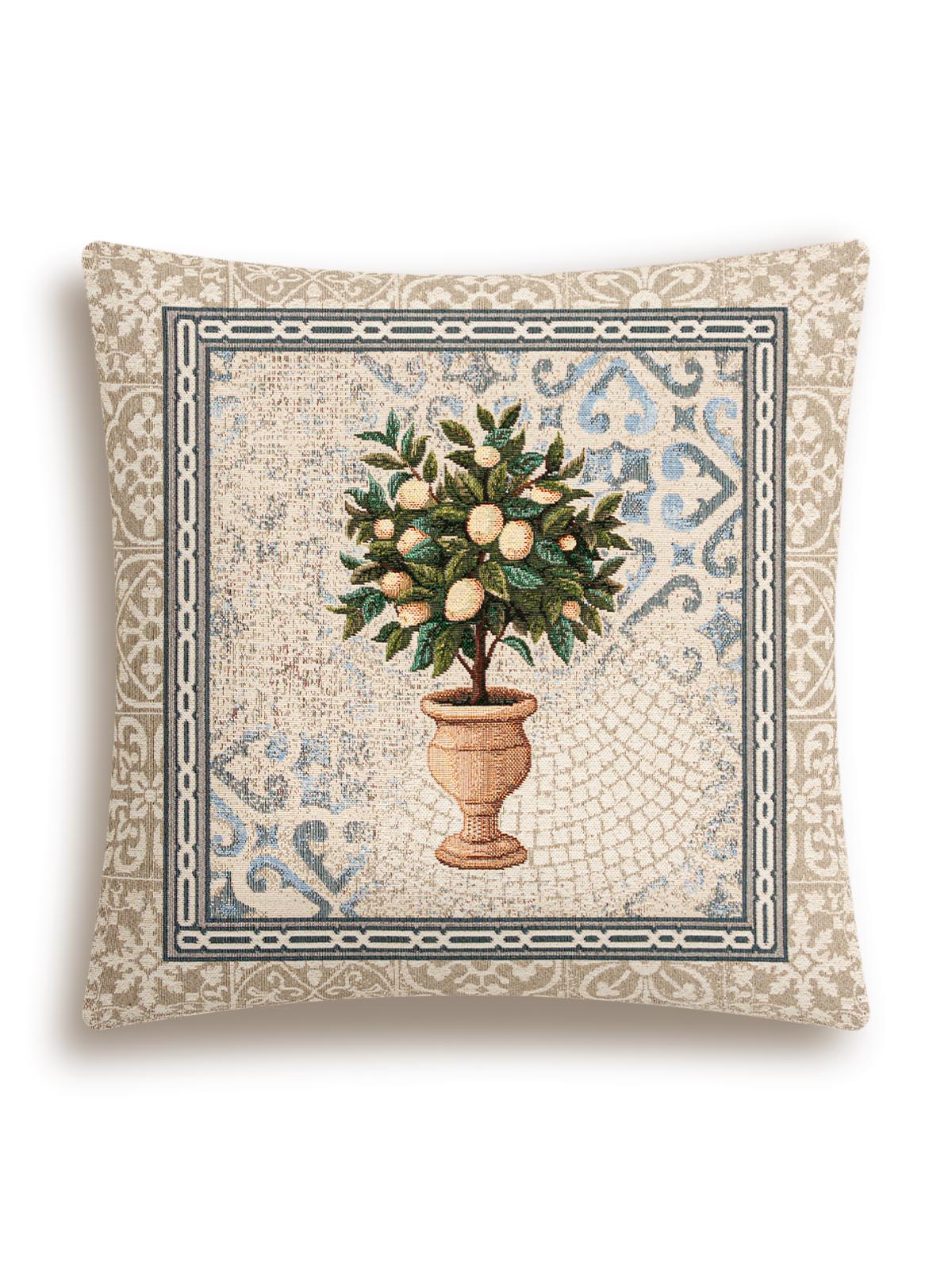 Классика Лимонное дерево Наволочка 45х45 см 2100999 б/л