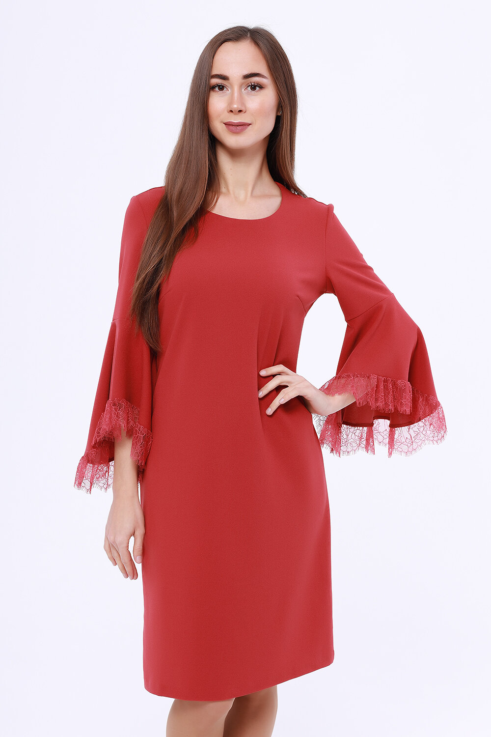 ст. цена1284руб.! VISERDI Платье 10084-трк 419880Терракотовый