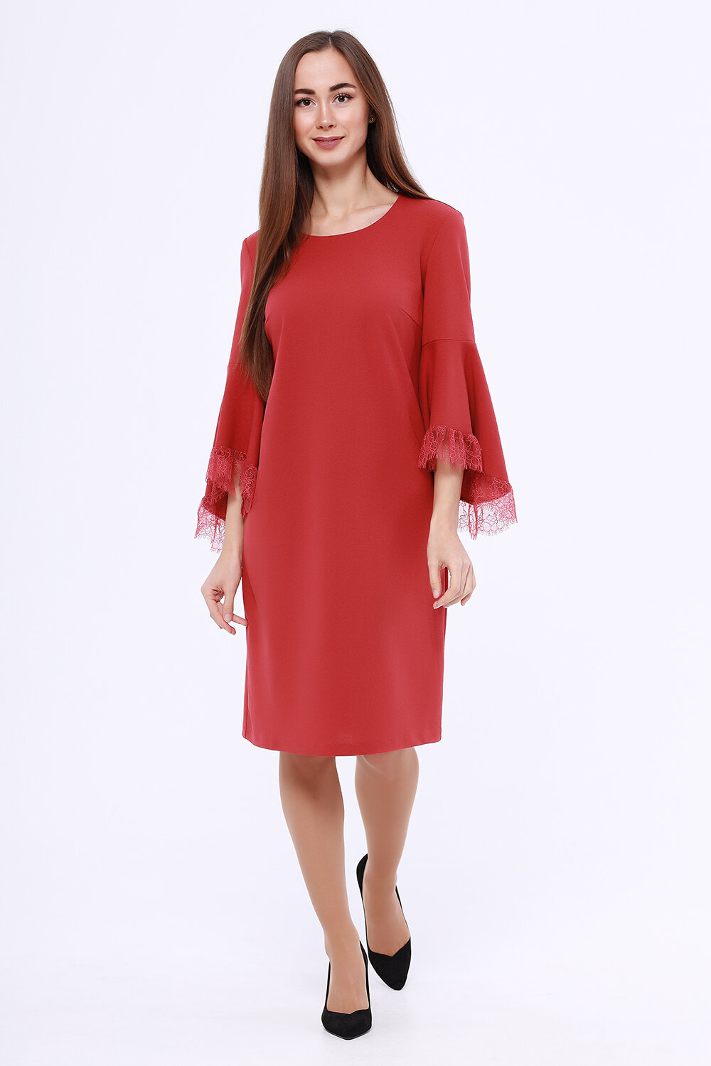 ст. цена1284руб.! VISERDI Платье 10084-трк 419880Терракотовый