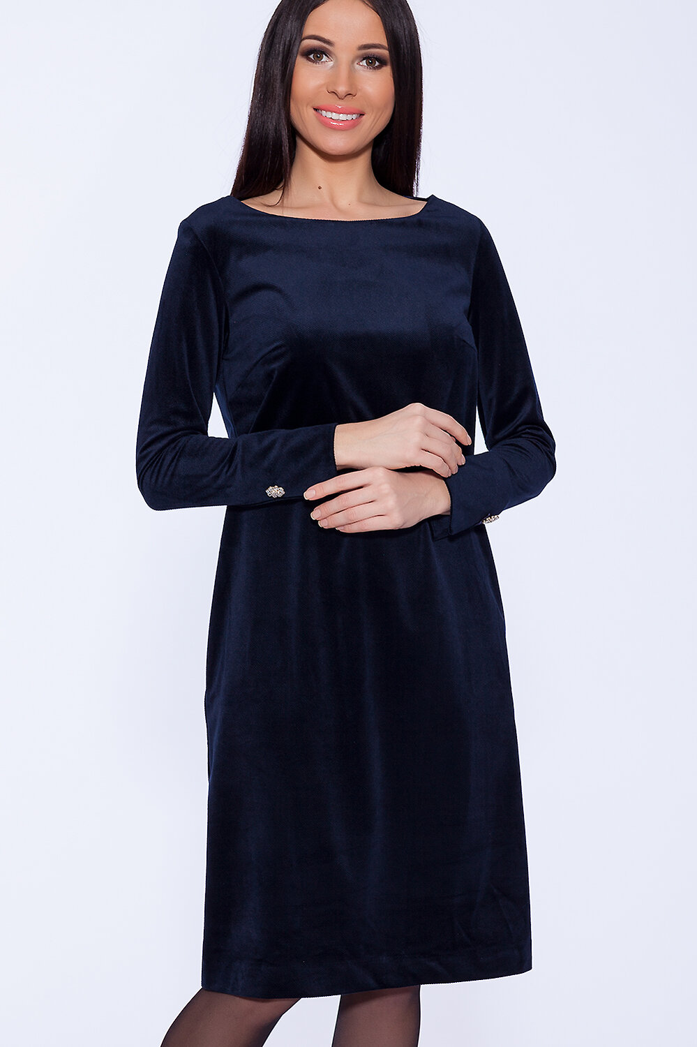 ст. цена1776руб.! VISERDI Платье 2073-тсн 438850Темно-синий