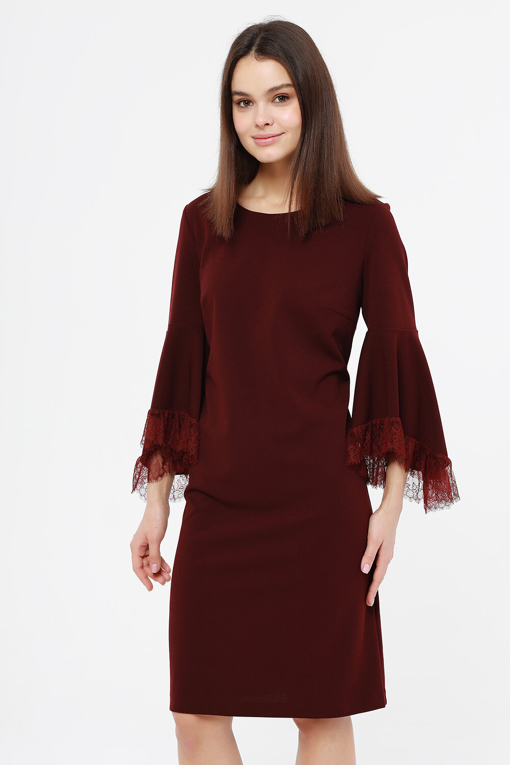 ст. цена1578руб.! VISERDI Платье 10084-брд 410890бордовый