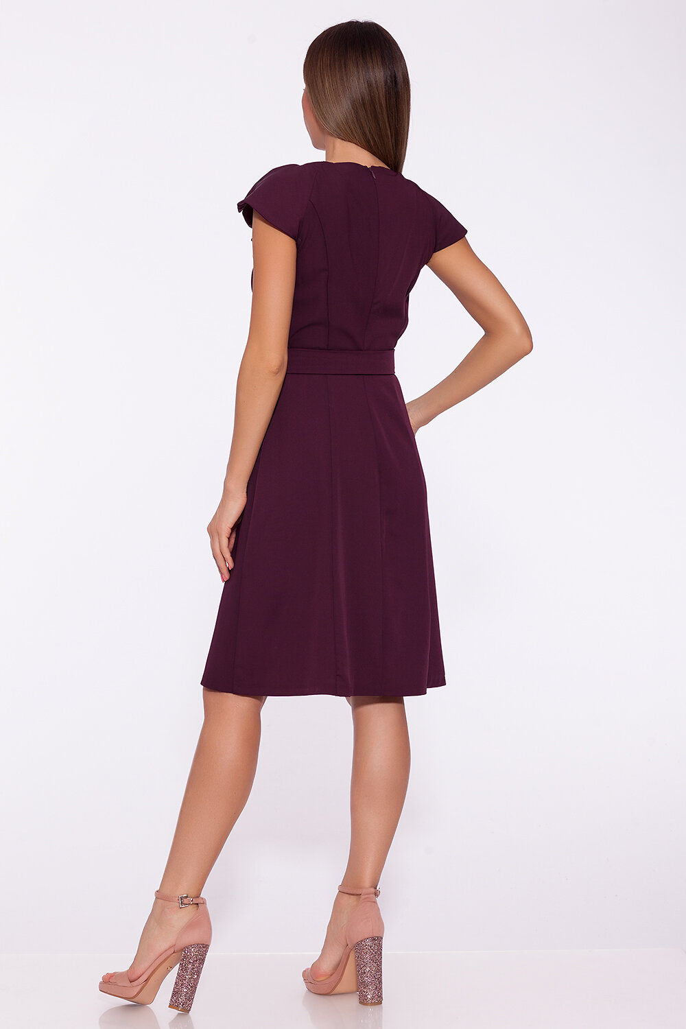 ст. цена1440руб.! VISERDI Платье 1988-цкл 4381100Баклажановый