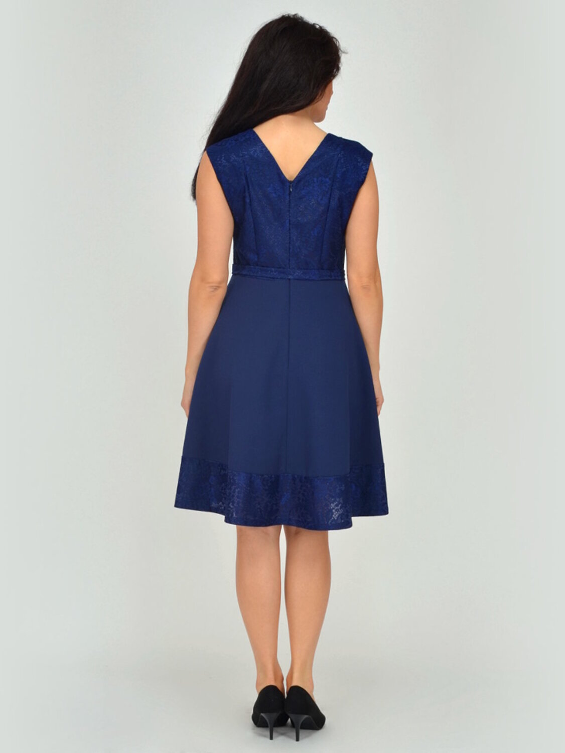 ст. цена1332руб.! VISERDI Платье 1775-син 419815Синий