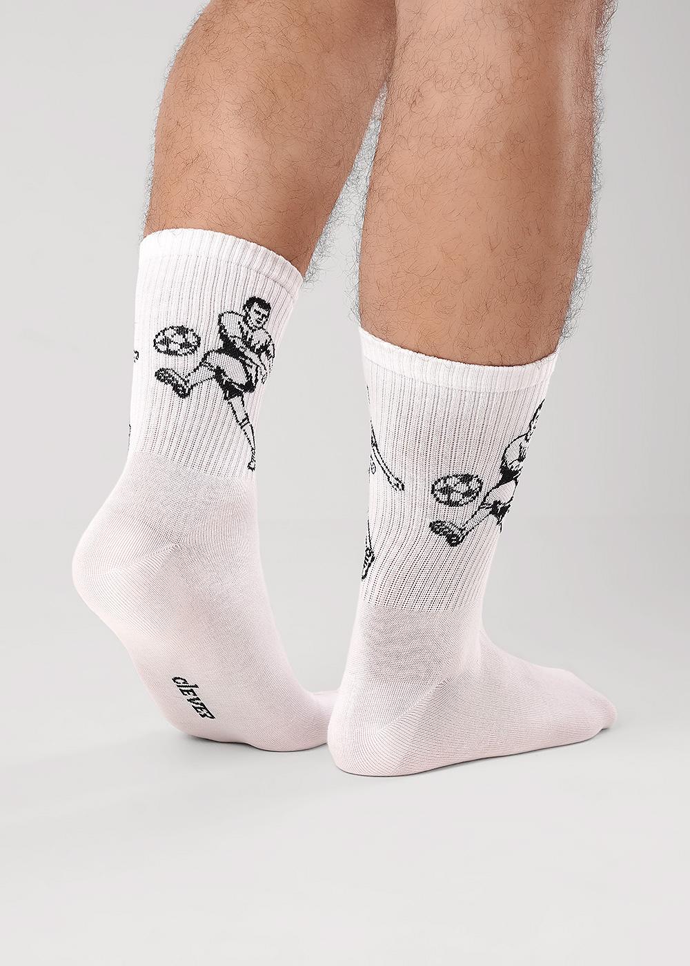 CLE К6537Л Носки мужские К6537Л белый