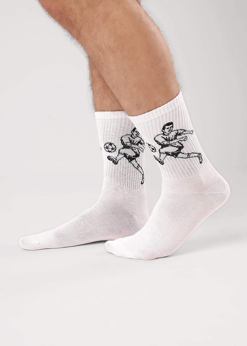 CLE К6537Л Носки мужские К6537Л белый