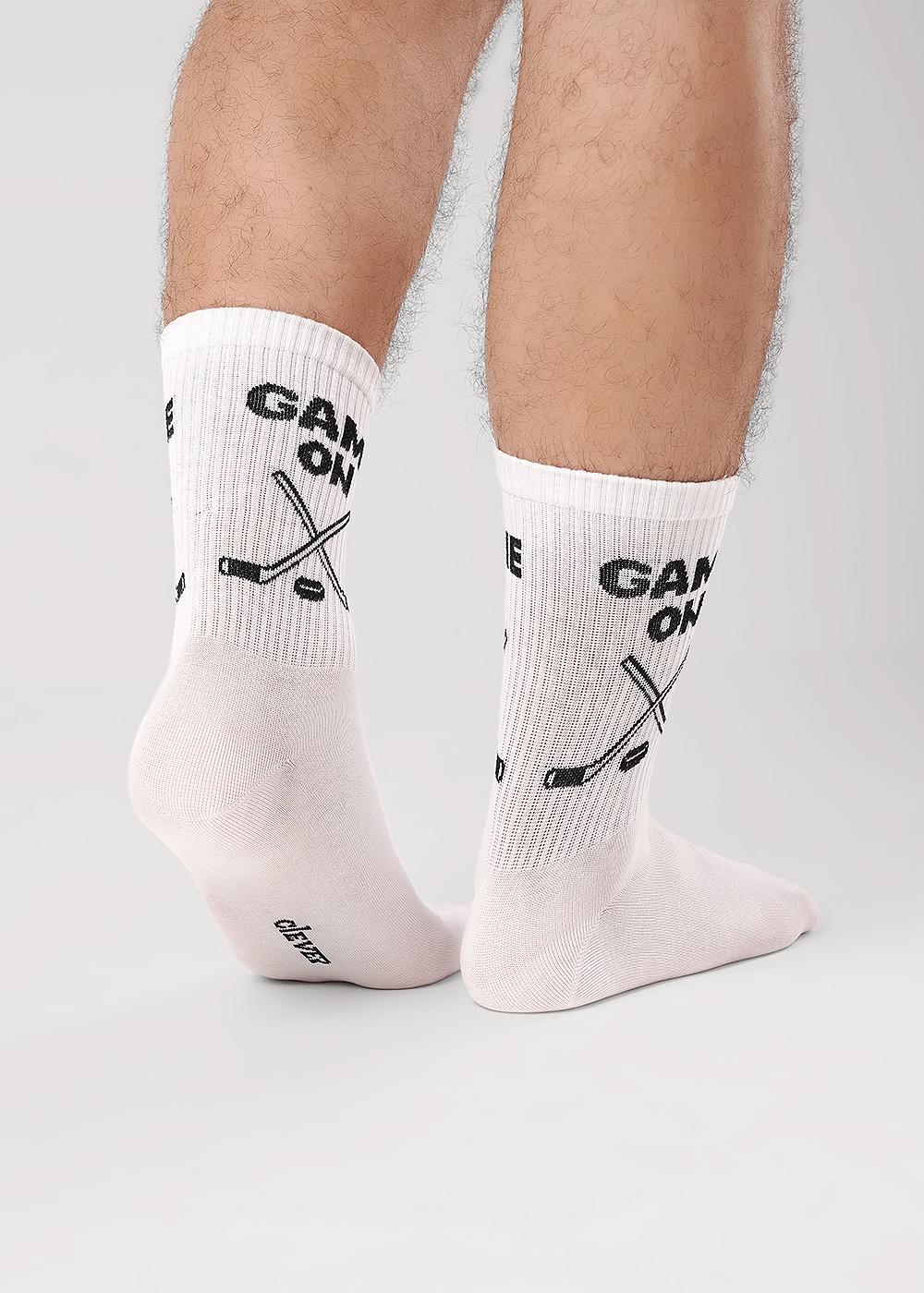 CLE К6536Л Носки мужские К6536Л белый