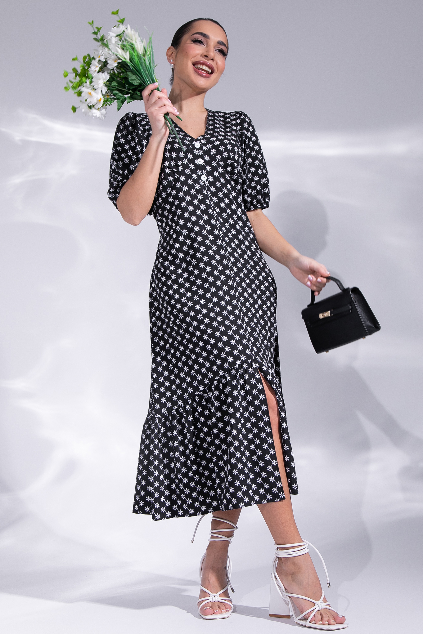 СТ. ЦЕНА 1250 руб//Платье Сюжет о любви (чёрный)