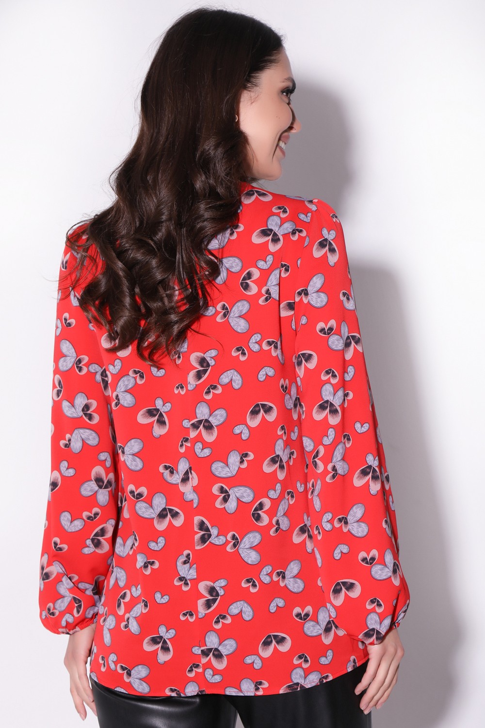 СТ. ЦЕНА 890 руб//Блузон Парижанка (алый)