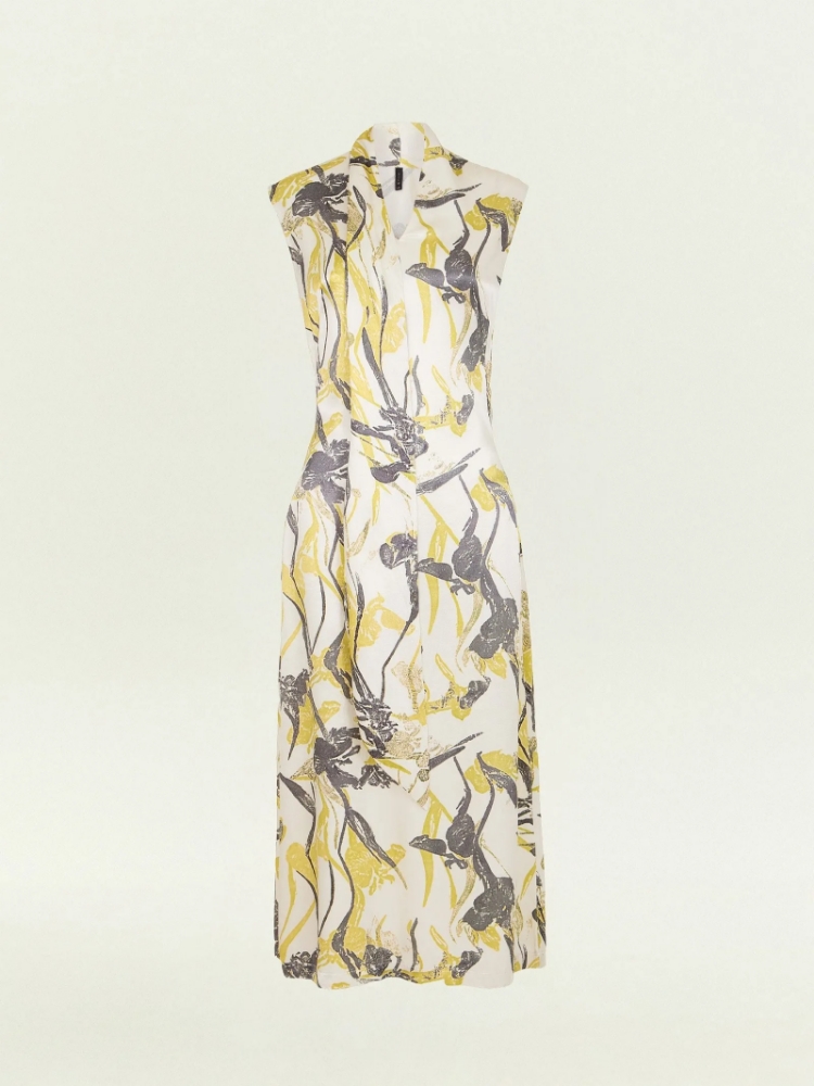 Платье миди из 100% вискозы с цветочным принтом ,
100% вискоза ,