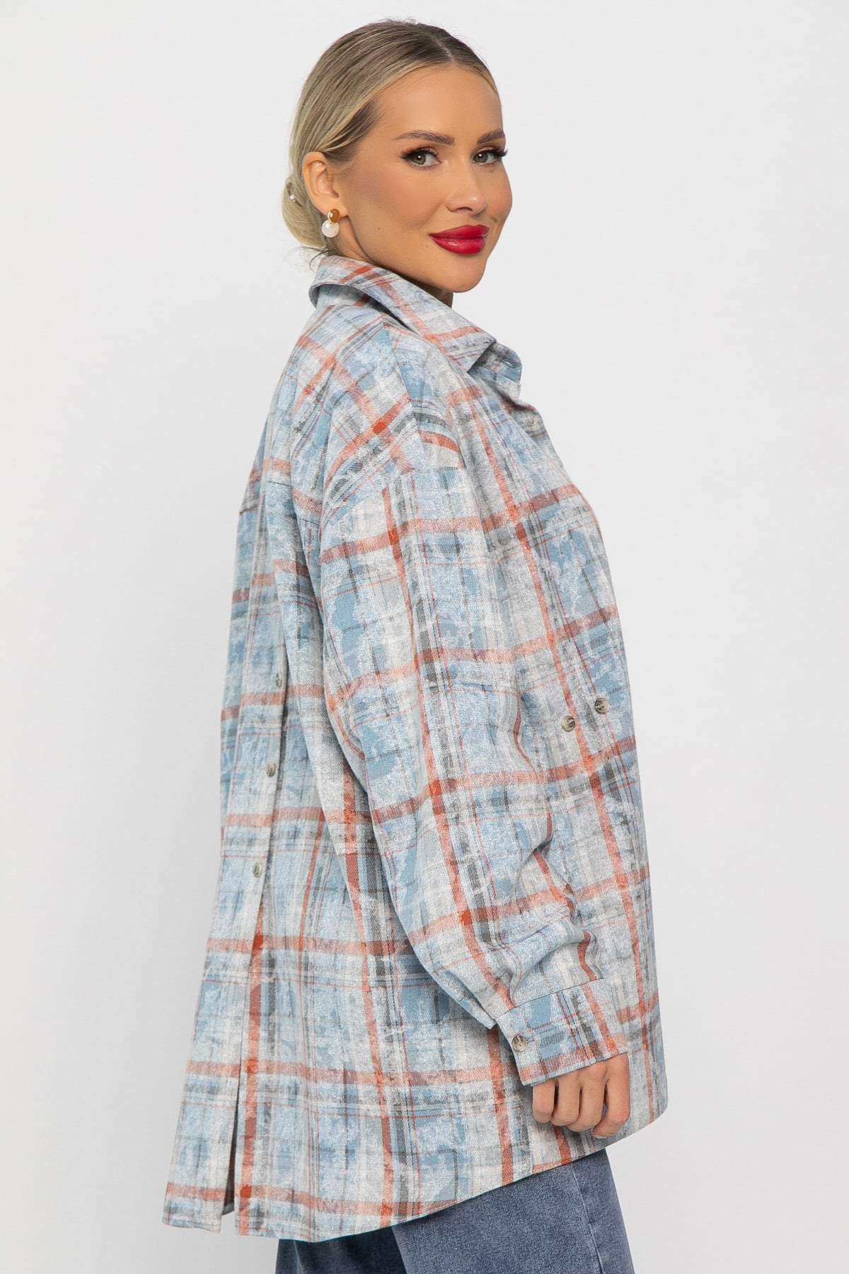 Рубашка Скай (голубая) Б14195-5М