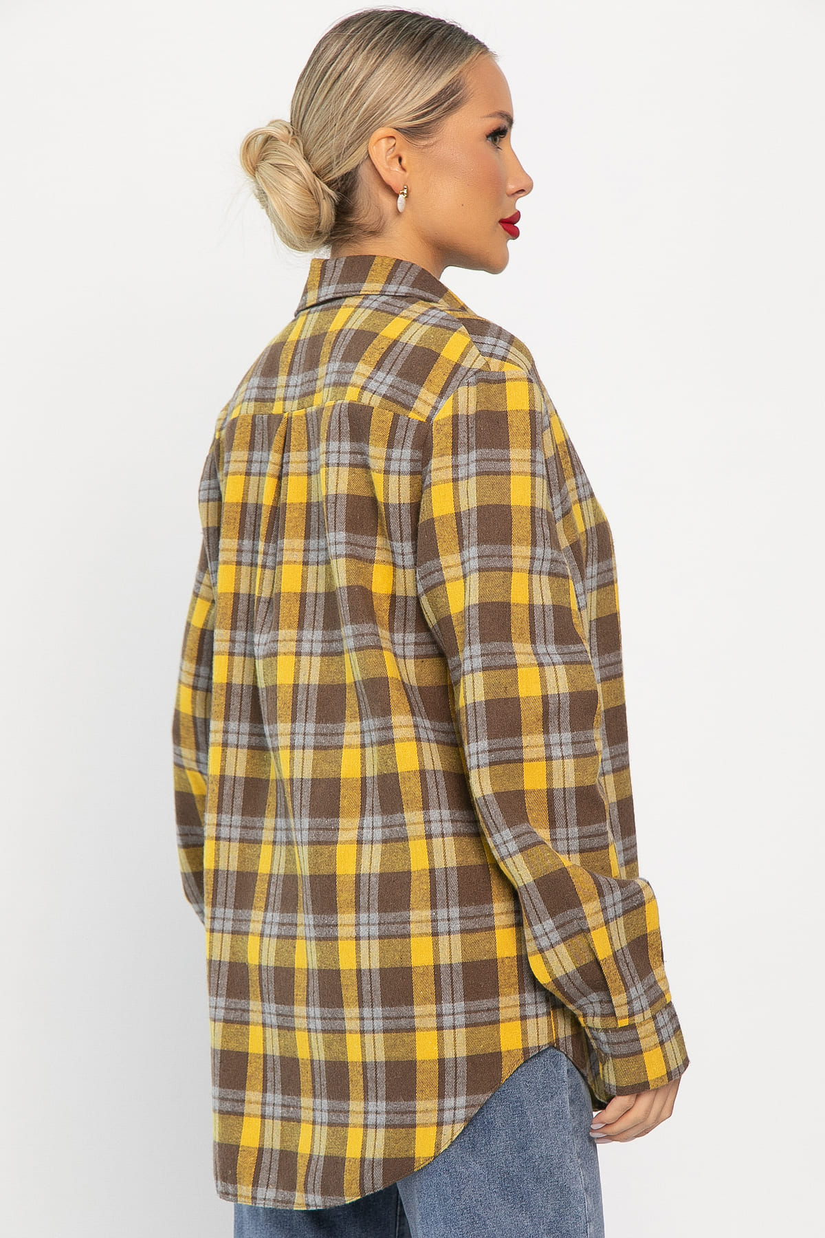 Рубашка Денни (желто-коричневая) Б14135-7М