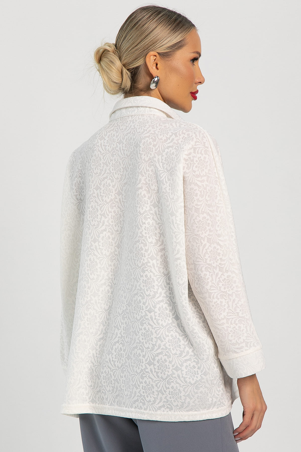 Рубашка кружевная Маринара (белая) Б14252-10М