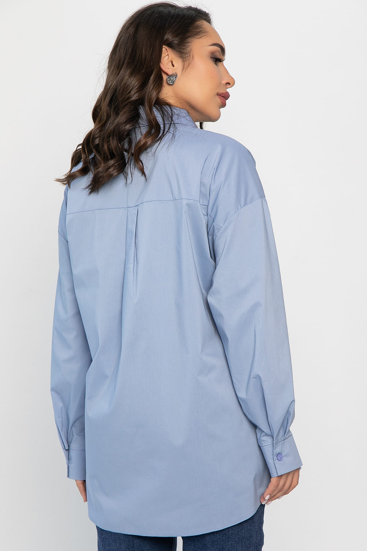 Рубашка Антария (серо-голубая) Б14190-5М