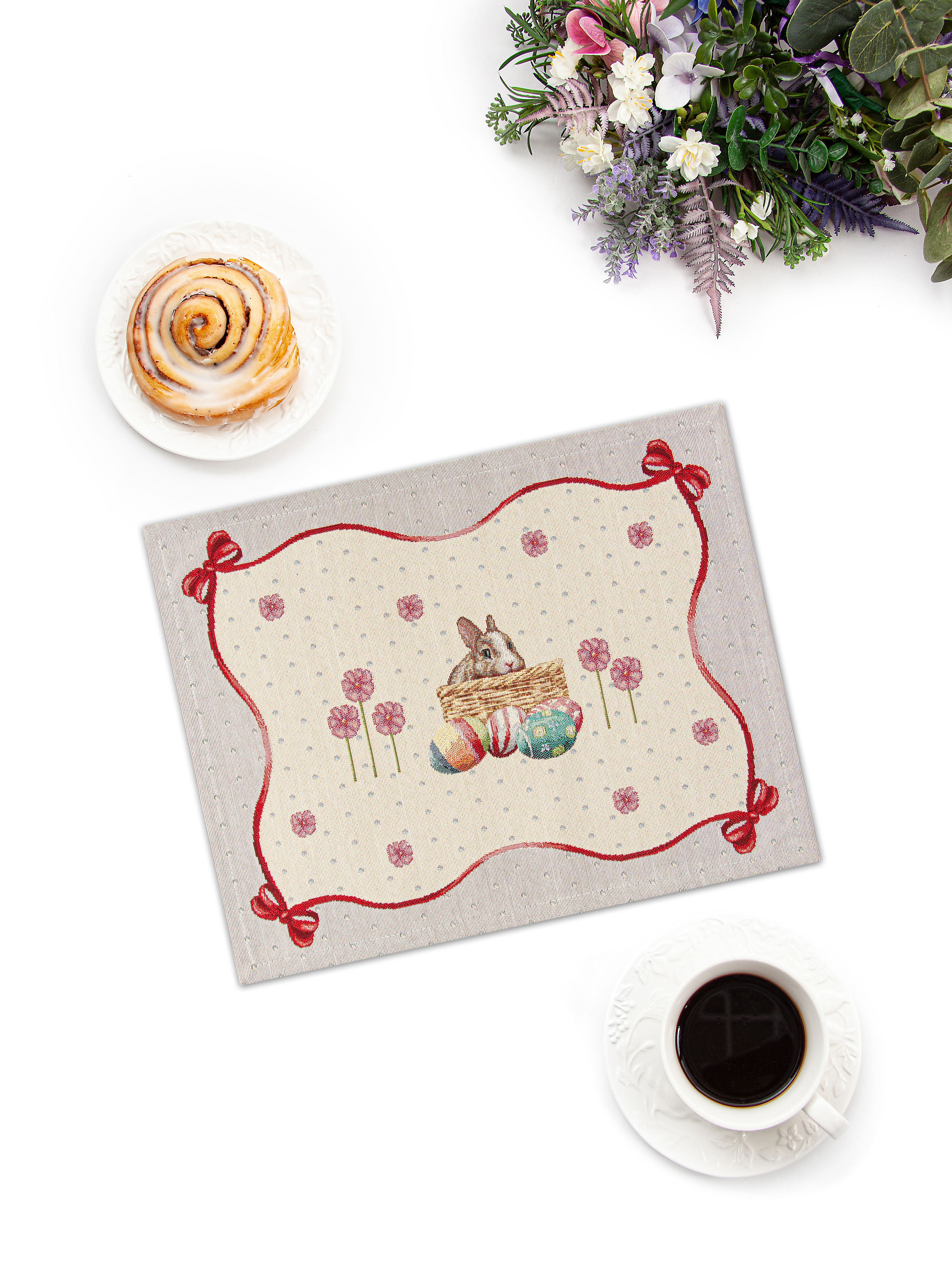 Пасхальный кролик Комплект салфеток 2шт 35х45 см 2104650 б/л