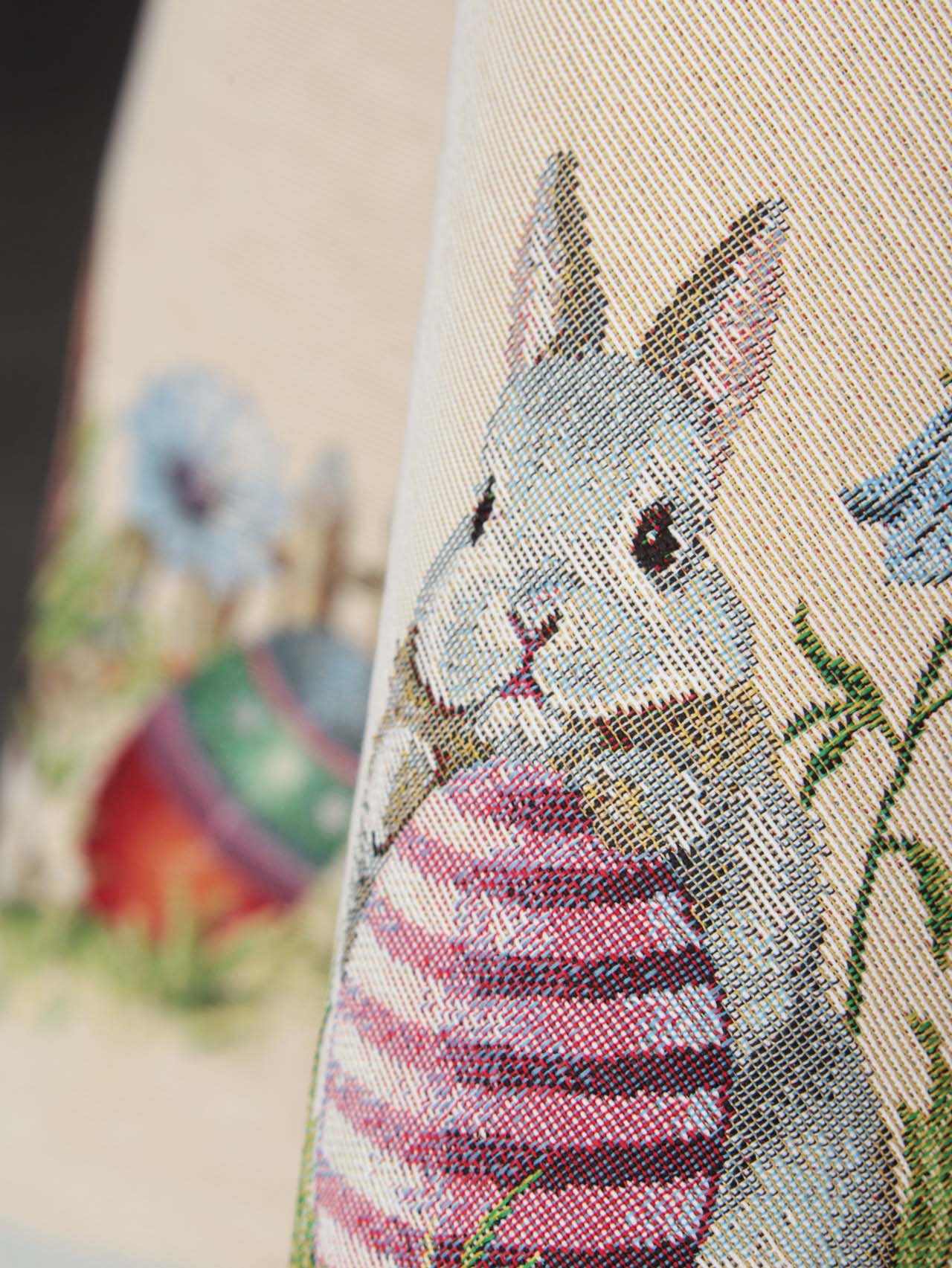 Зайчишки на полянке Скатерть овал 160х250см 2107939