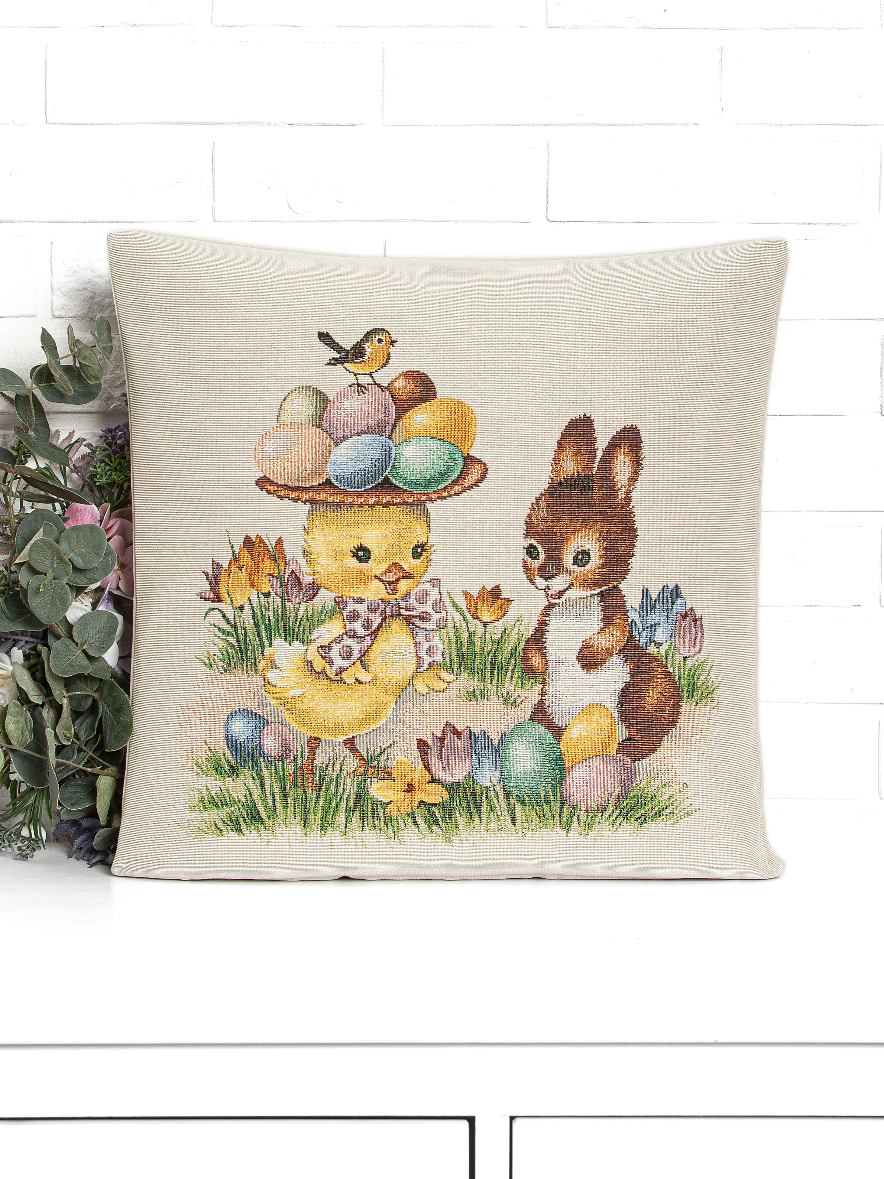 Зайчишки Крашенки Наволочка 45х45 см 2105065