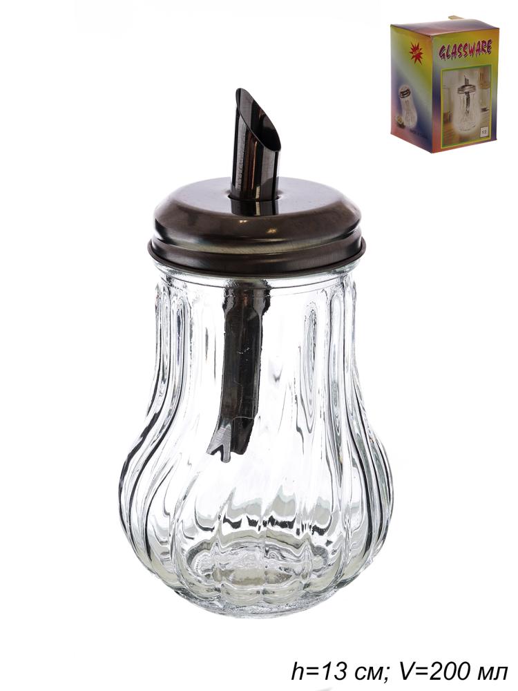 Сахарница с дозатором 11 см 200 мл / BBA5 /уп 96/