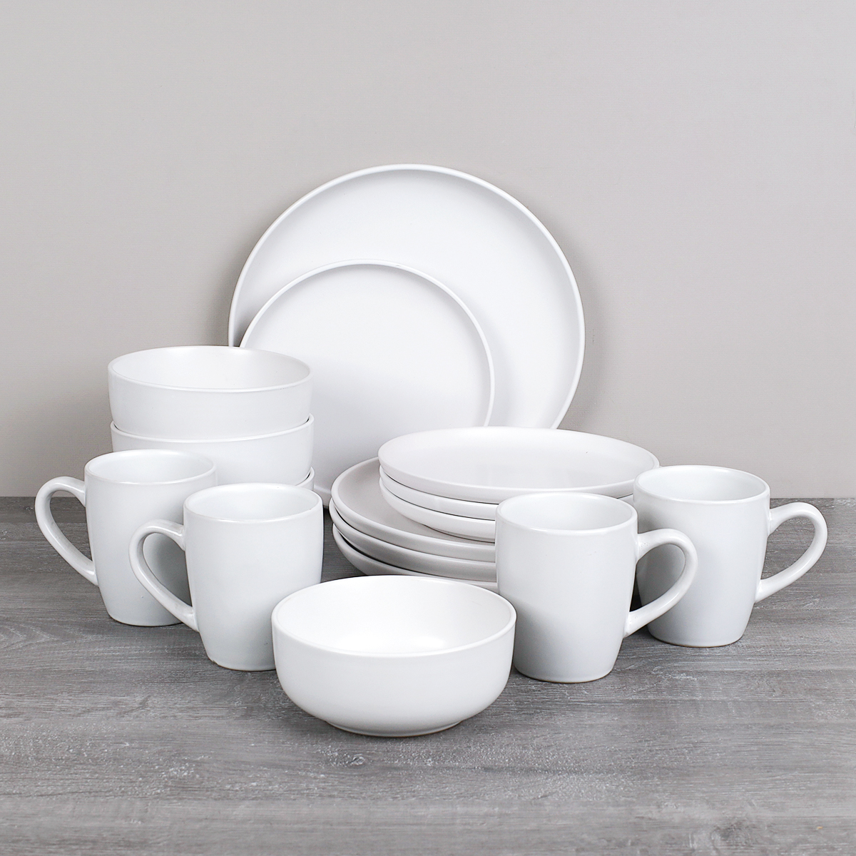 Столовый набор 16 предметов white / 16/3600 /уп 2/ Белый С АКЦИЯ