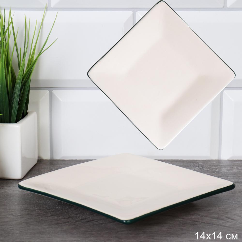 Тарелка 14 см / TU-512 /уп 96/