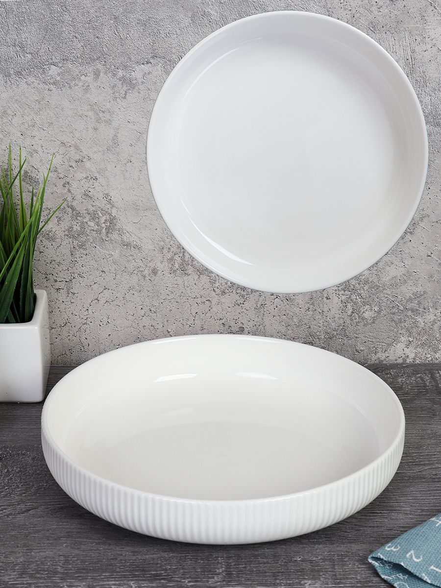 Тарелка 21х4,5 см / SR-9913 /уп 12/