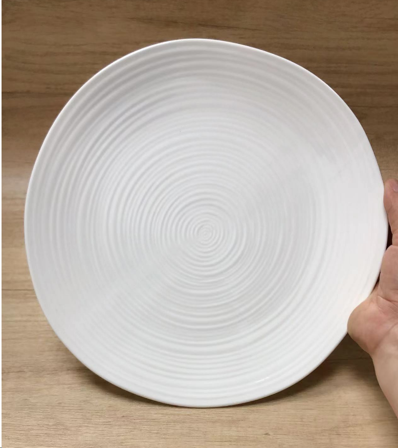 Тарелка круглая 26 см Рельефная / DF-330 /уп 23/