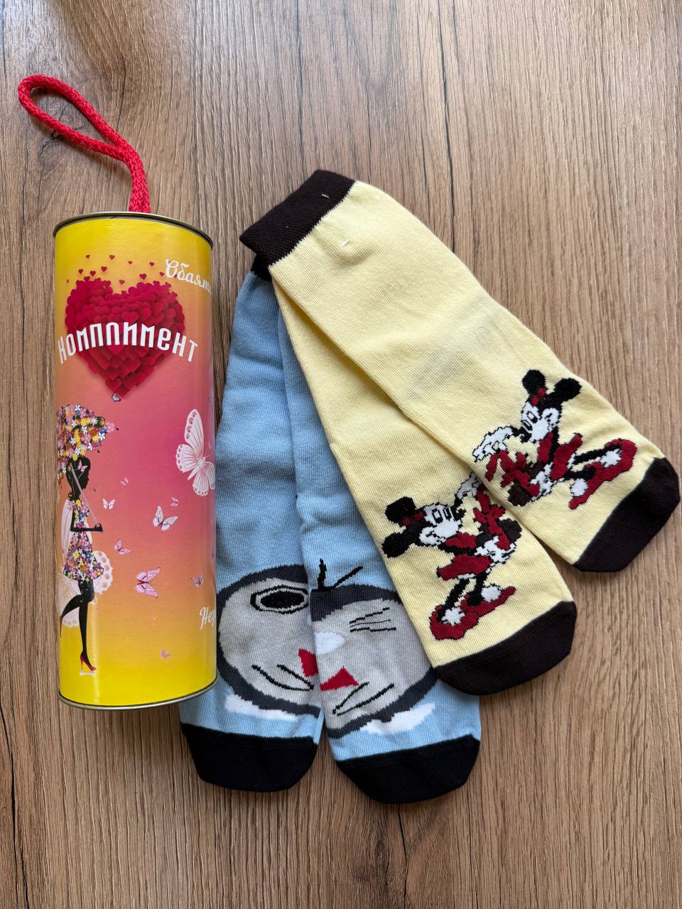 Носки в подарочной коробке, 2 пары