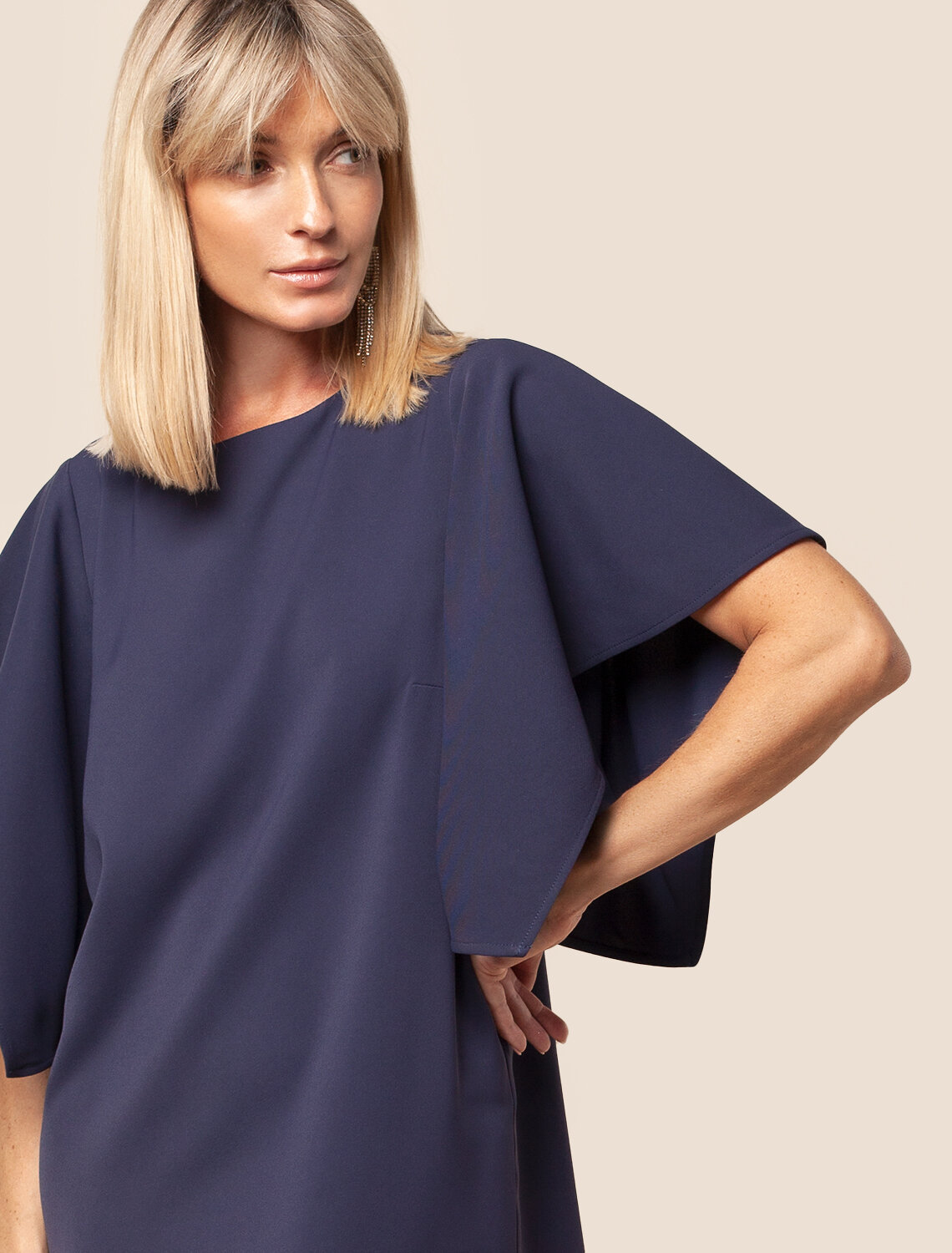 ст. цена2890руб.! VILATTE Платье D22.530т.синий