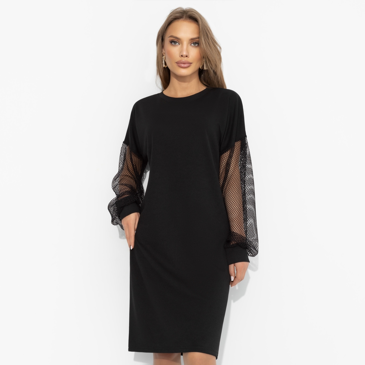 Платье с акцентными рукавами, Мой маленький секрет