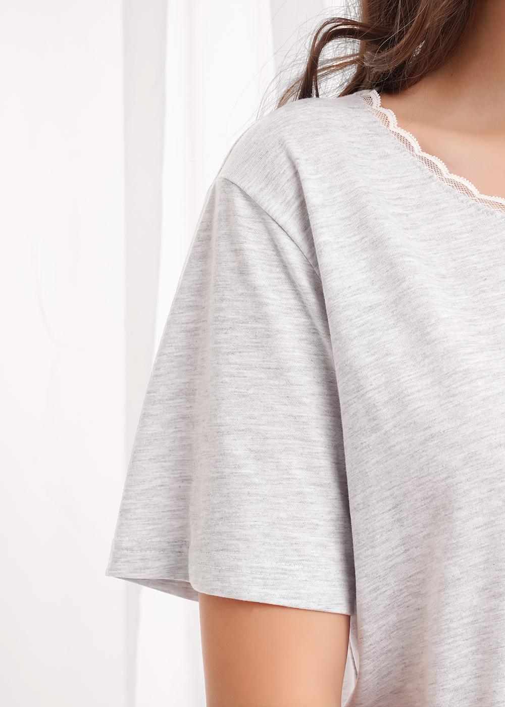 CLE LP26-1210/4 Пижама женская LP26-1210/4 меланж св.серый/меланж т.серый