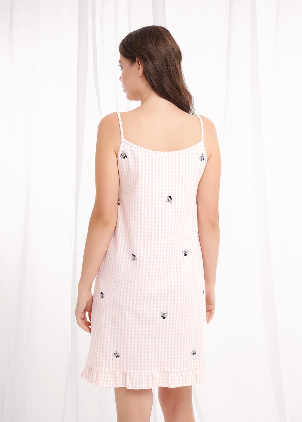 CLE LS26-1210 Сорочка ночная женская LS26-1210 св.розовый/белый