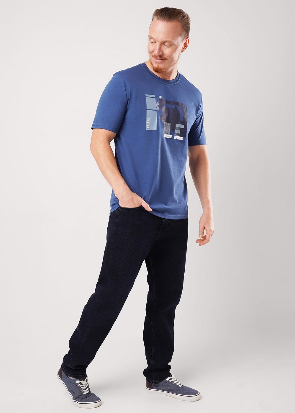 ЭЙС 600311/45ккп Футболка мужская 600311/45ккп джинсовый