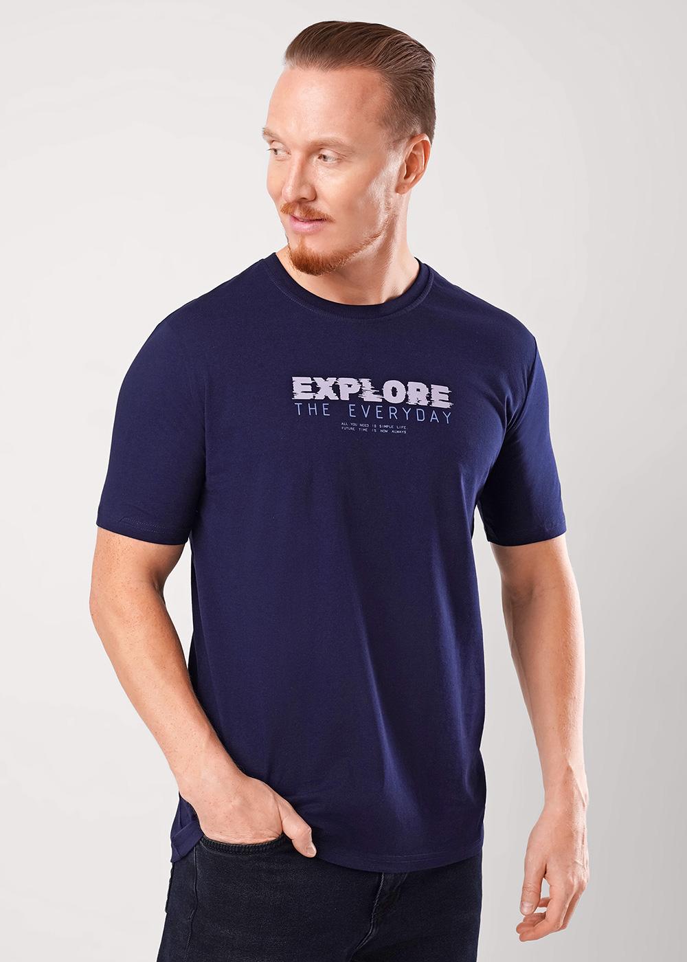 ЭЙС 600311/43ккп Футболка мужская 600311/43ккп т.синий