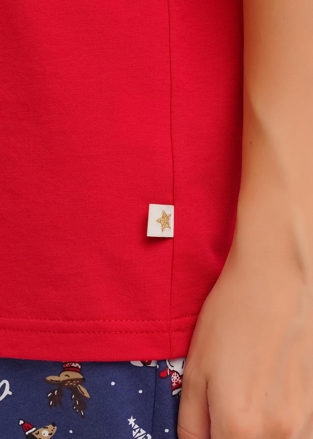 Ст.цена 1790р CLE LP15-1202/3 Пижама женская LP15-1202/3 красный/т.синий