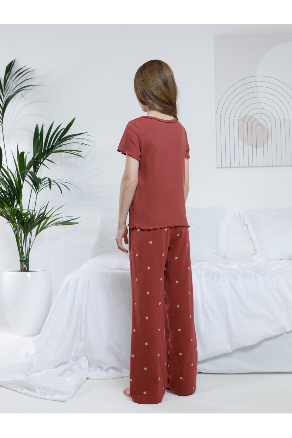 Crockid Пижама МП 1659-1 терракотовый 1426 Н074.1 Crockid