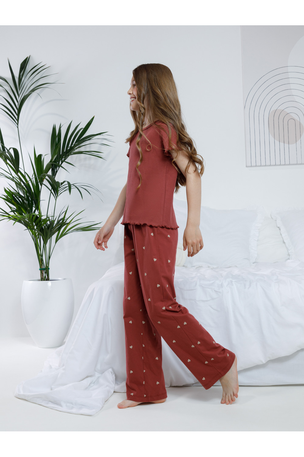 Crockid Пижама МП 1659-1 терракотовый 1426 Н074.1 Crockid