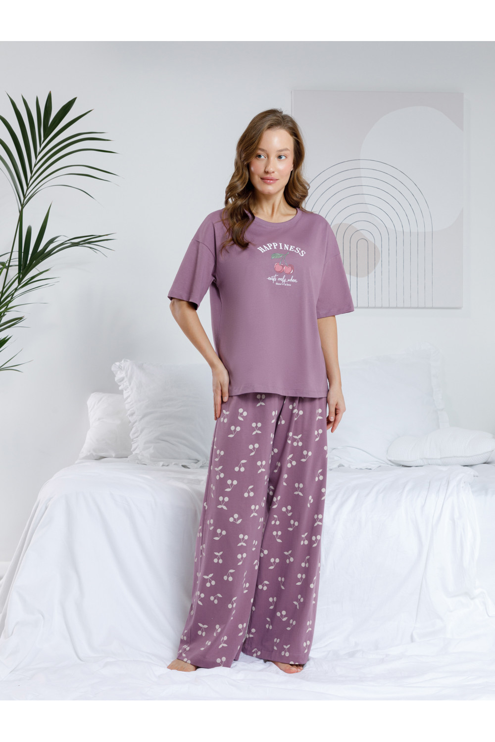 Crockid Пижама МП 20209 сливовый 3211 Н067.1 Crockid